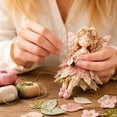thumbnail image 7 of Hand-Stitch Fairy Doll DIY Patchwork Kit, Multi-Color Floral Fabric Elf Craft Supplies With Step-by-Step Guide, Durable Sewing Set For Adult Teen Craft Table Styling (F), 7 of 7