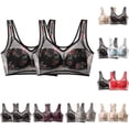 thumbnail image 2 of VISALY bra packs Strapless Push Up Bras for Women, Wirefree Support Bra Set 2 Pack, Tank with Built In Bra High Support, Strapless Bras Large Bust, Plus Size Strapless Bras, #B Beige,4XL, 2 of 10