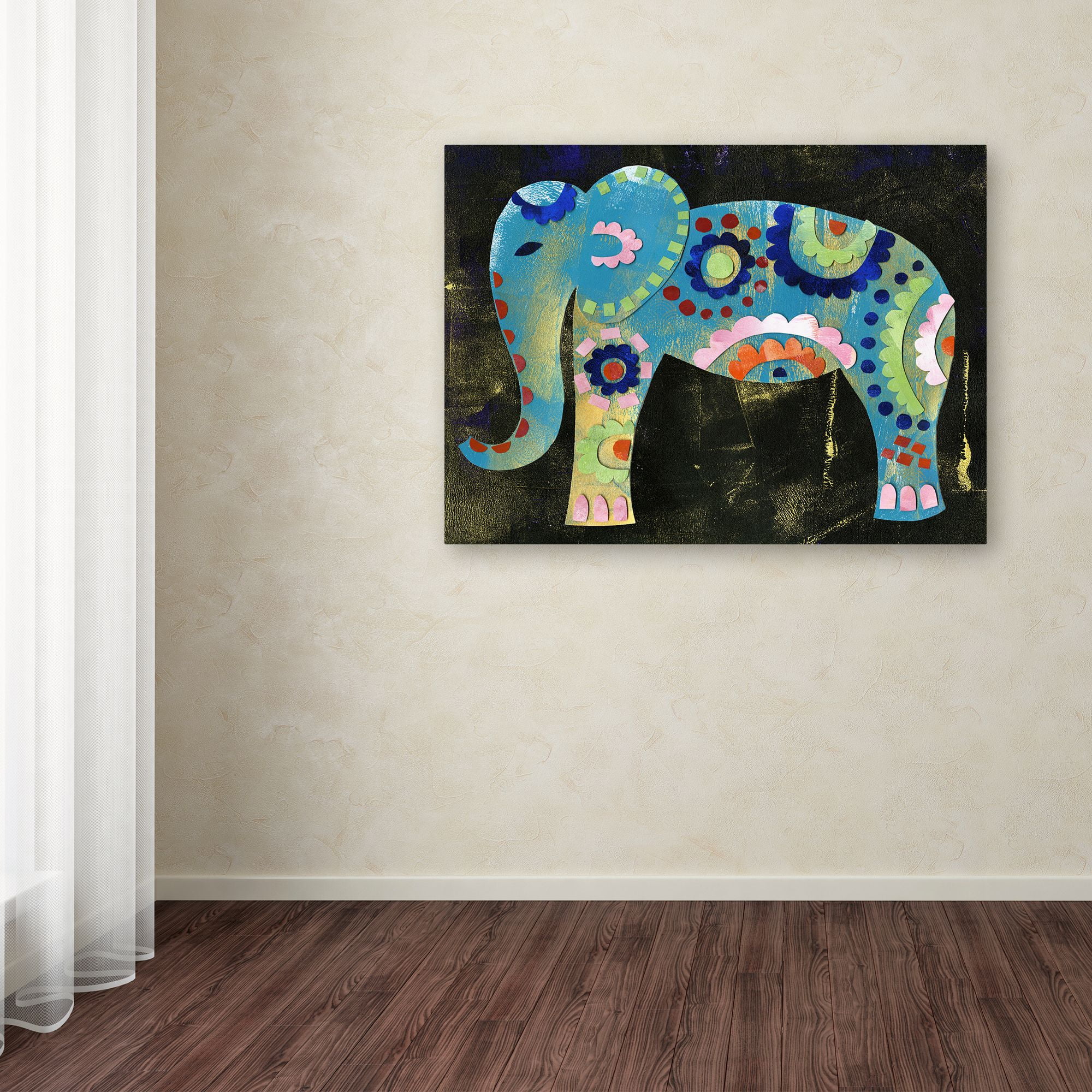 Trademark Fine Art 'Boho Elephant 3' Canvas Art by Summer Tali Hilty