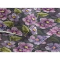 thumbnail image 3 of Ambesonne Lilac Flowers Quilted Bedspread Set 3 Pcs, Nostalgic Boho Jungle, King, Pistachio Green Lavender, 3 of 4