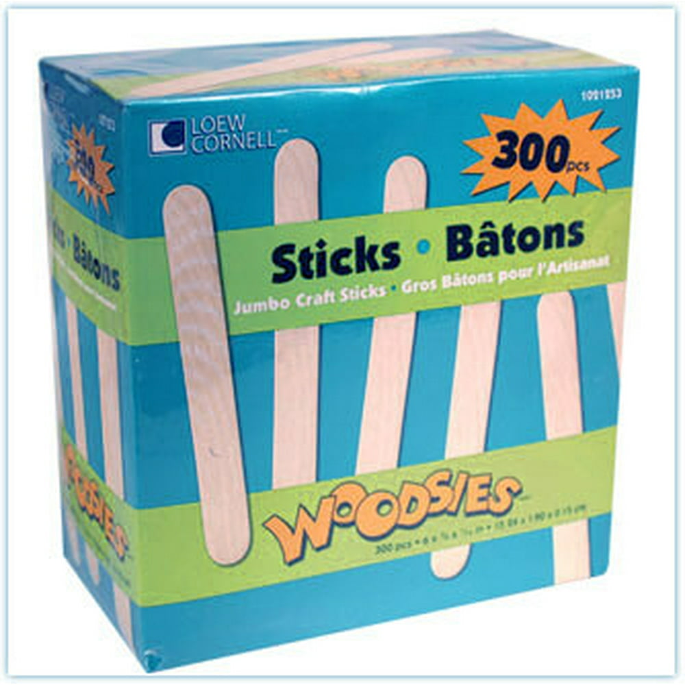 Jumbo Popsicle Sticks Pack of 300