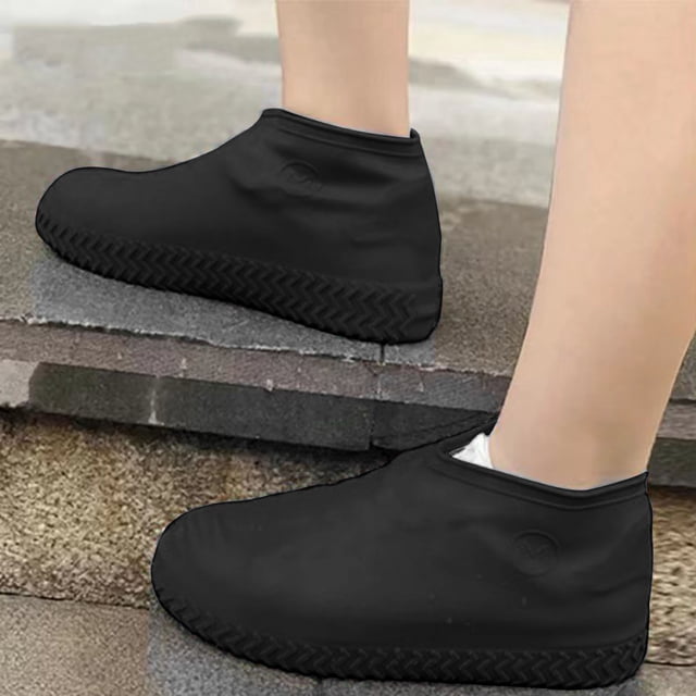Unisex Silicone Overshoes for Rain and Mud - Non Protective Shoe Covers for All Weather