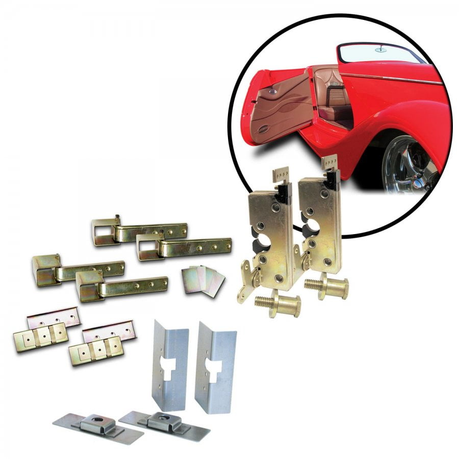 Brand New Four Suicide Door Heavy Duty Hidden Hinges Rat Rod 2