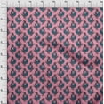 thumbnail image 3 of oneOone Cotton Poplin Pink Fabric Bird Block Sewing Craft Projects Fabric Prints By Yard 42 Inch Wide, 3 of 4