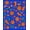Blue, Pattern 1, variant on Flatwoven High Traffic Area Rug, Enchanting Witchy Symbols with Blooming Wildflower Motifs, Non Slip, Stain Resistant, Washable Area Rugs for Living Room, Bedroom(Blue, 2X3)