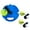 Tennis ball*3+base*1, variant on Tennis Trainer Rebounds Ball Set - Self Study Training Practice Rebound GXW