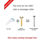 Electric Ice Roller for Face and Eye, Amirce Facial Ice Roller Beauty Tools, Electric Massage Ice Roller for Puffiness, Ice Face Eye Massage Roller, Skin Care Tools