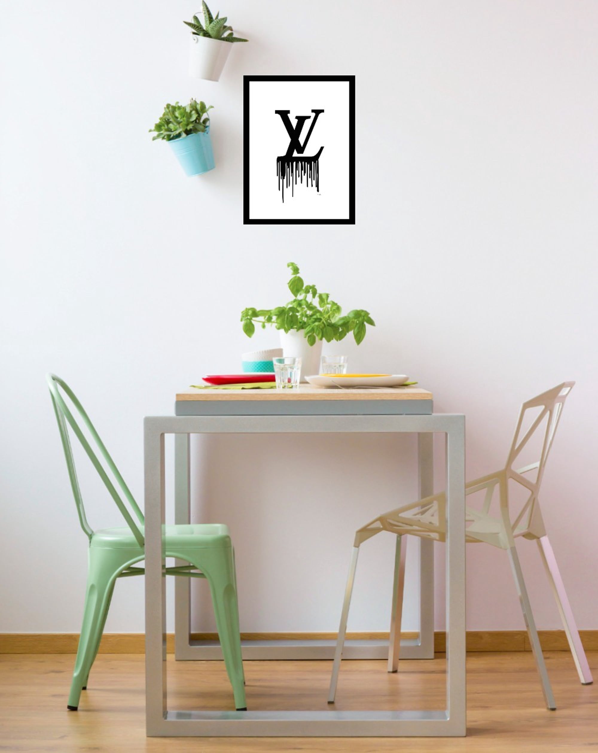 Venice Beach Collection's Fashion Drip Logo 14x18 Framed Print