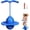 Blue, variant on Balance Jumping Ball with Handle, Upgraded Pogo Stick for Kids Adult, Childrens Bouncing Hopping Ball with Pump, Indoor Outdoor Balance Coordination Toy for Boys Girls Ages