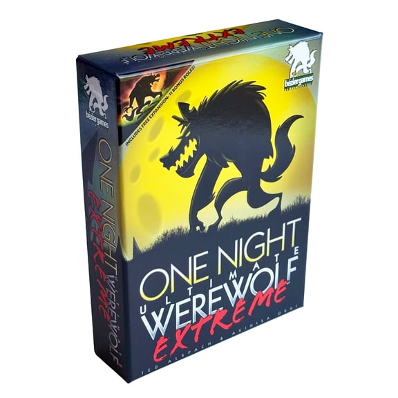 One Night Ultimate Werewolf Extreme Classic Werewolf Deduction Party Game, Free 11-Role Expansion, Portable Party Game for 3–10 Players, Ages 8