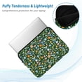 thumbnail image 2 of FORMRS 15-15.6 inch Laptop Sleeve Case Soft Carrying Quilted Computer Bag Cover, Flourish Flowers Pattern, 2 of 7