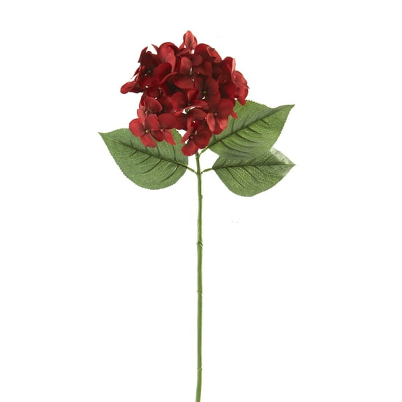 12 Pack: Red Hydrangea Stem by Ashland