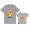 thumbnail image 1 of Mama Women's T-Shirt Pumpkin Floral Unicorn Graphic Tee Mini Kids Toddler Shirt Baby Bodysuit Halloween Family Matching Mommy Daughter Outfits, 1 of 3