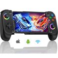 thumbnail image 1 of Controlador de juegos móvil para iPhone/Android, controlador de teléfono inalámbrico con soporte para funda de teléfono, controlador de juegos RGB compatible con Xbox Game Pass, PlayStation, Steam Lin, 1 of 5