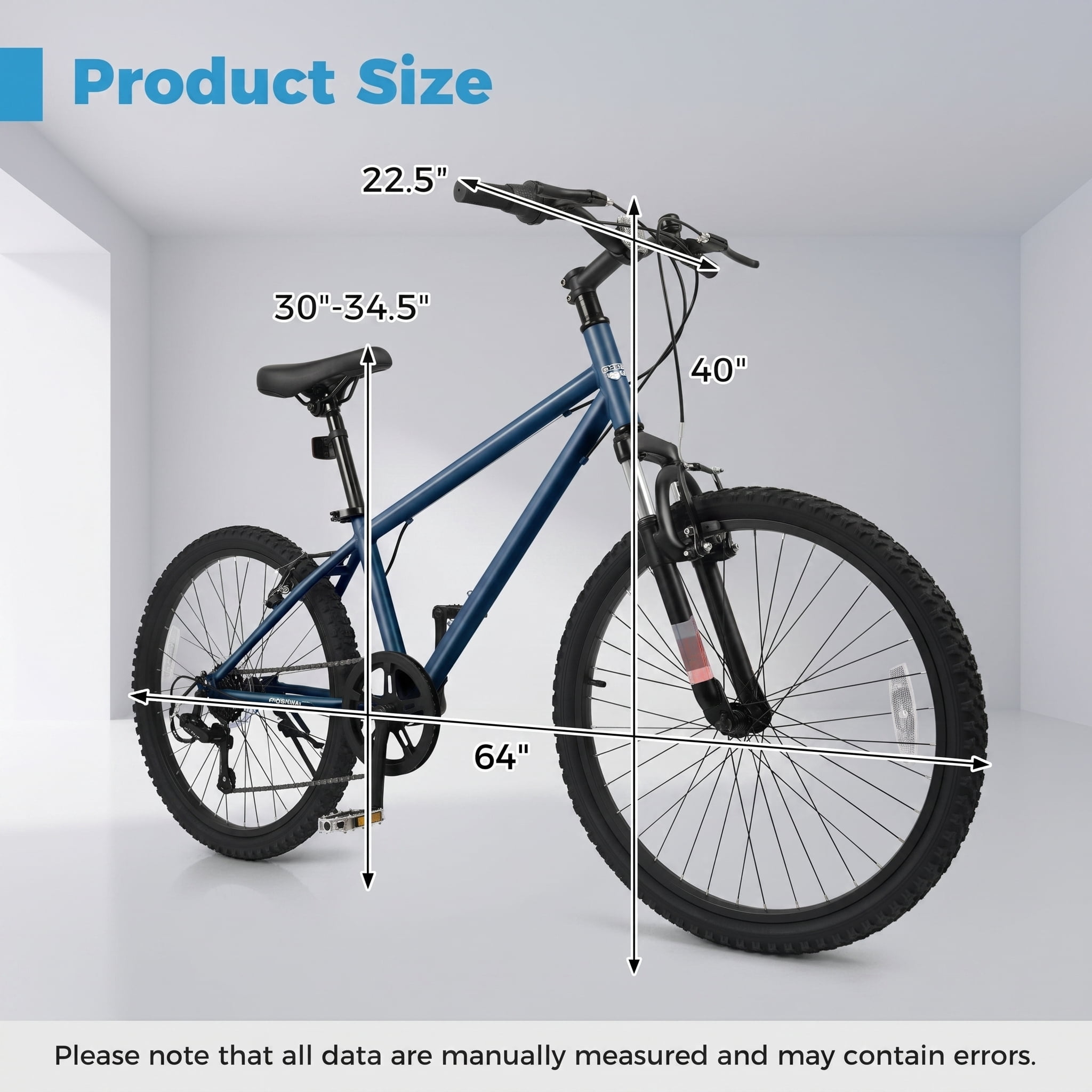 Redsmile Kids Mountain Bike 20 Inch, Boys Girls Bike for Ages 8 and Up, Youth Bicycle with Metal Frame and 110 lb Capacity for Neighborhood Riding and Trails, Blue