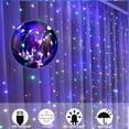 thumbnail image 4 of 3 Pack 900 LED Curtain Lights,900 LED Bedroom Fairy Lights,8 Modes Fairy Lights,USB Remote Control Multicolor Window Curtain Lights,9.9 x 9.9 ft, 4 of 13