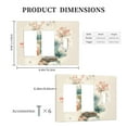 thumbnail image 3 of Hand Drawing Flowers Switch Cover Decorative Wall Plate 3-Gang 2-Decor 1-Toggle Standard Size, 3 of 5