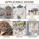 thumbnail image 4 of 5 piezas de bolsas de muselina de algodón, bolsas de muselina con cordón reutilizables para cocinar con hierbas, café, té, infusión, lavanda, jabón, nueces, especias, bolsas Starlight, 4 of 5