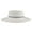 Milky White, variant on Straw Sun Hat for Women - Beach Wide Brim UPF50+ Fashionable Summer Travel Hats with Letter M Decor