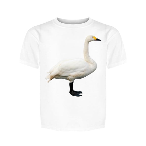 Charming Swan Standing Sideways Tee Girl's -Image by Shutterstock