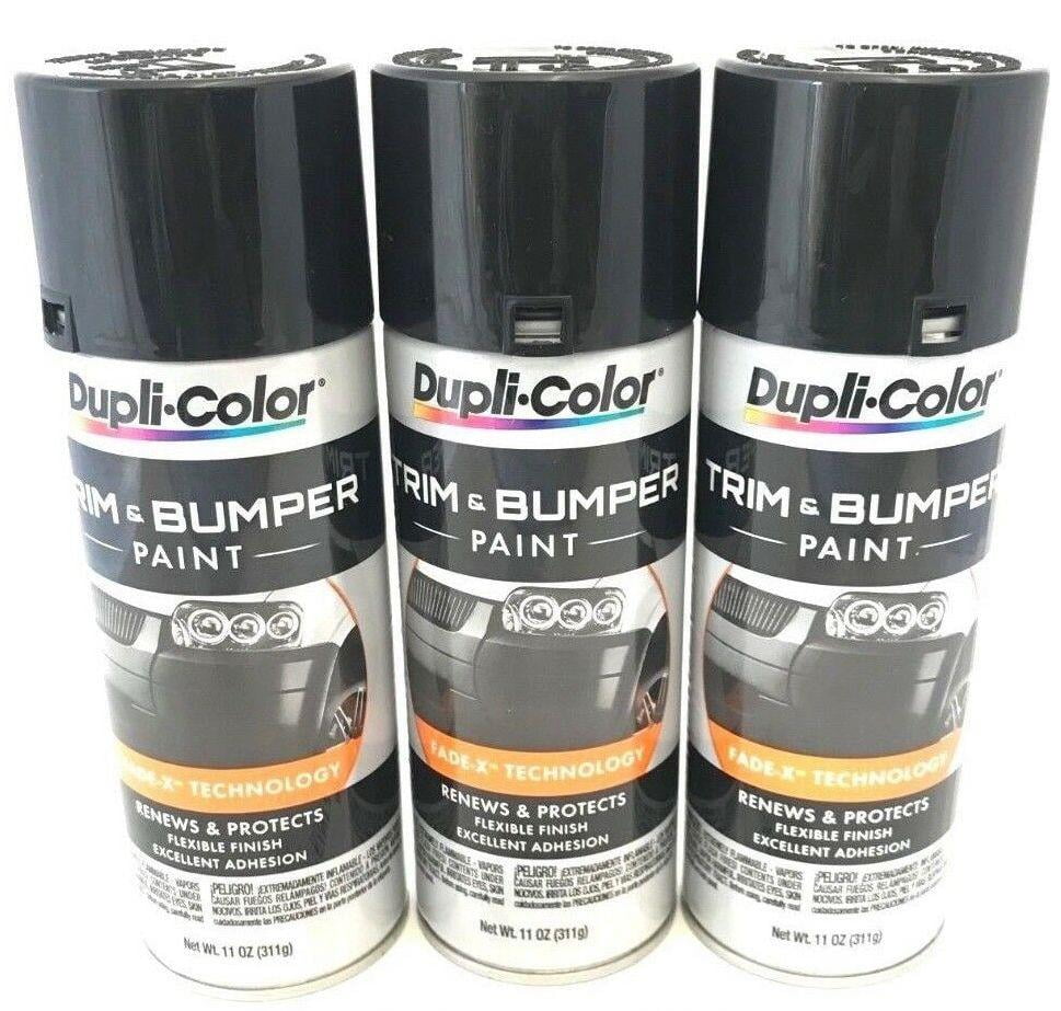 Duplicolor TB1013 Pack Black Trim and Bumper Paint 11 oz Aerosol Can