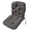Dark Gray, variant on Rocking Chair Cushion, High Back Patio Cushions Overstuffed Seat Back Cushion Pad for Outdoor Patio Furniture Chair Pads with Ties, Sunscreen and Fade-Resistan,Green