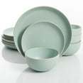 thumbnail image 1 of Gibson Home Rockaway 12 Piece Dinnerware, Teal Matte - 114387.12RM, 1 of 6