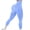 Blue, variant on Womens Leggings Comfy Leisure Slim Yoga Trousers Elastic Spandex High Waist Full Length Leggings Solid Leggings for Lady Gym Vacation Multi-Color