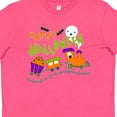 thumbnail image 4 of Inktastic Happy Halloween- Train with Pumpkins, Bats, Cat,and Ghost Youth T-Shirt, 4 of 5