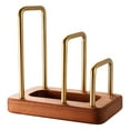thumbnail image 1 of Solid Wood Cutting Board Rack, Household Kitchen Countertop Knife Holder, Pot Lid Rack, Single-Port Cutting Board Storage Rack, a Shelf, 1 of 5