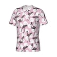 thumbnail image 3 of Rocae Pineapple Flamingo for Men's Moisture-Wicking Crew Tee - T-Shirt for Sports, Outdoor Activities, and Casual WearX-Large, 3 of 9