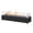 Black-28 Inch, variant on 28-inch Table Top Propane Fire Pit  40 000 Btu Tabletop Firepit For Patio Outdoor Portable Rectangular Bowl W/wind Glass Shield Rocks - Black