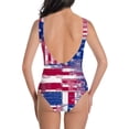 thumbnail image 5 of 50% off Bathing Suit for Women 4th Of July ZHUGeLI Ladies Fashion Printed Swimsuit Swimsuit Sleeveless Swimsuit American Flag Patriotic Outfits, 5 of 5