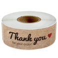 thumbnail image 1 of VONKY 3Pcs Rectangle Thank You Stickers Personalized Party Sealing Labels Business, 1 of 9