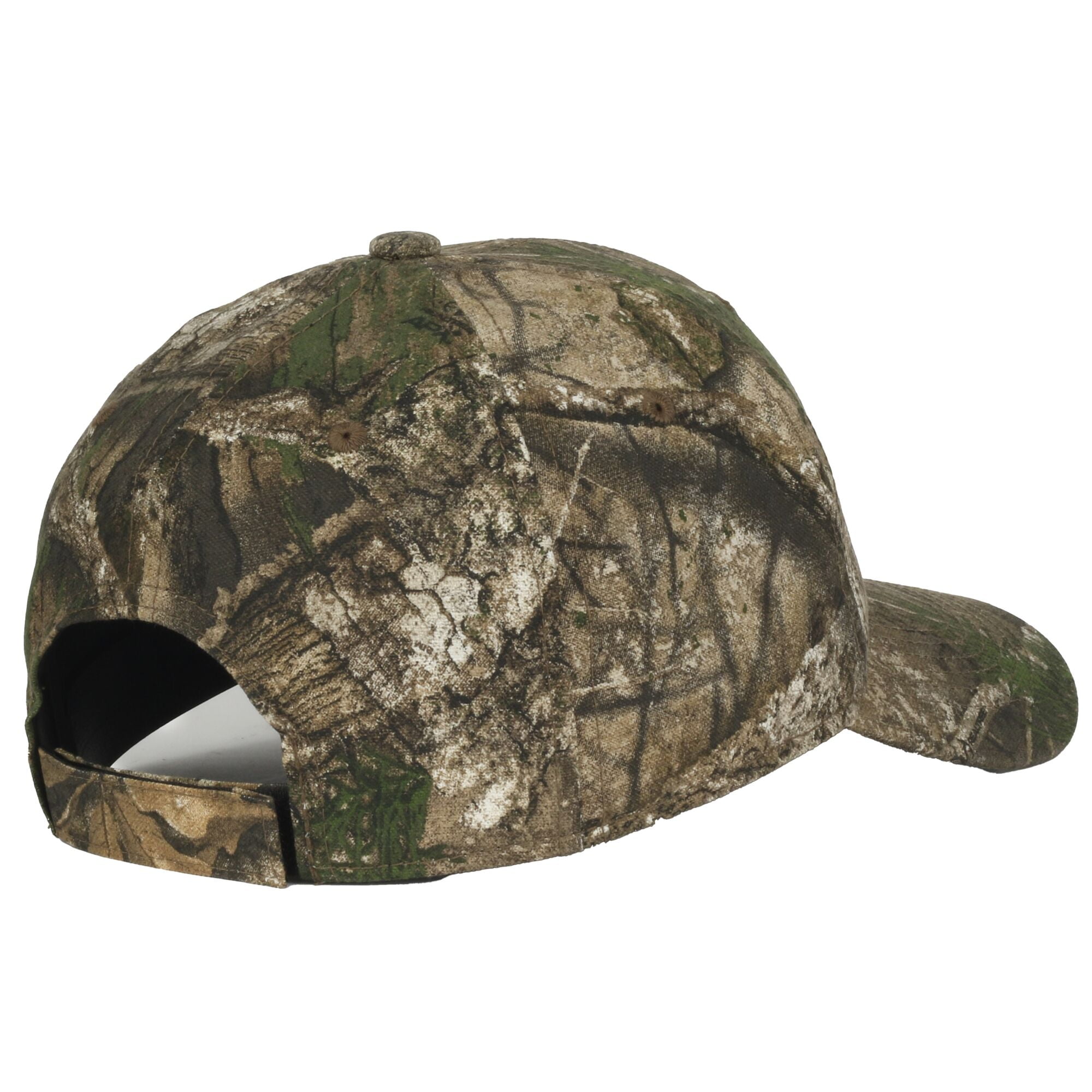 (3 pack) Realtree Lightly Structured Cotton Canvas Baseball Style Cap Realtree APX Camo, Adult, Men's, Hunting