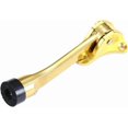 thumbnail image 3 of Door stop, silvercolored, door stop made of zinc alloy, door stop, footoperated lever, kickdown, nonslip rubber (silver), 3 of 4