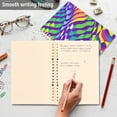 thumbnail image 4 of FORMRS 1-Subject Spiral Notebook 8" x 5" College Ruled 60 Refillable Sheet A5 Hard Cover, Green Wavy Pattern, 4 of 7