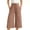 Brown, variant on Nrmvnmi Wide Leg Cropped Palazzo Pants for Women Culottes with Pockets Summer Gaucho Pants Mothers Day Gifts