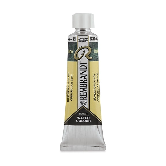 Rembrandt Artist Watercolors - Dusk Green, 10 ml tube