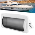 thumbnail image 4 of M Buder Cubierta Impermeable para Radio DVD Estéreo de Barco Marino, Protector contra Salpicaduras Montaje Empotrado Universal, Accesorios para Embarcaciones, Color Blanco (24.5 cm / 9.6 inches), 4 of 9