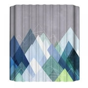 Wishwin ZL 3D Digital Printing Beautiful Marble Themed Shower Curtain, High-density Ultra-soft Fabric, Comfortable, Environmental Frien