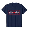 thumbnail image 4 of Duqingm Stars And Stripes Shirt Women's 250 Years America Anniversary 250th Independence Day Vintage V-Neck T-Shirt Dark Blue,XL, 4 of 5