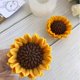thumbnail image 2 of Vela perfumada de girasol, molde de silicona hecho a mano, adornos de yeso de girasol, molde de pegamento for jabón, herramientas de artesanía DIY, 2 of 4
