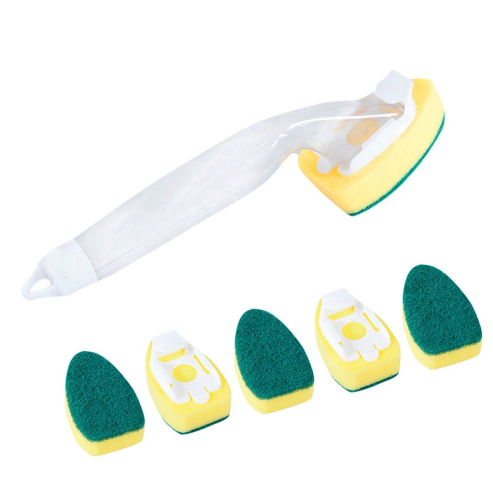 Cotonie 1 Dishwashing Stick And 6 Replacement Dishwashing Stick Sponges