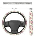 thumbnail image 5 of Jeiento Hummingbird Car Steering Wheel Cover Art Floral Neoprene Steering Wheel Protector for Women Girls 15 Inch Anti-Slip Car Accessory Protector Fit for Most Cars SUV Sedan Van, 5 of 6
