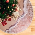 thumbnail image 5 of FMSHPON Happy Valentine's Day Beach Xmas Christmas Tree Skirt Stand Mat for Holiday Party Decoration Indoor Outdoor 48 inches, 5 of 6