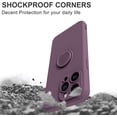thumbnail image 4 of for iPhone 14 Pro Max Case with Magnetic Ring Holder Premium Soft Liquid Silicone Cover [Anti-Scratch Microfiber Liner] Shockproof Kickstand Protective Phone Case for iPhone 14 Pro Max Purple, 4 of 6