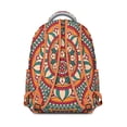 thumbnail image 3 of Mantra Boho Design Backpack&nbsp;- Trendy & Functional Bookbag for Daily Use, Water-Resistant Backpack with Hidden Pocket, Perfect Gift for College, 3 of 6