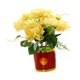 thumbnail image 2 of Rosa artificial en Arreglo floral Ramo de simulación de bonsái para Festival de jardín Adorno de inauguración de la casa Amarillo perfecl Flores de Hortensia, 2 of 8
