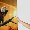 thumbnail image 3 of Orinice Bald Eagle Bathroom Decor Set Multi-Size Colorful Luxurious Graphic Print Polyester Fabric Fashion With Hooks Home Bathtubs Decoration 36x72, 3 of 7
